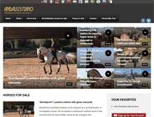 Tablet Screenshot of andalusitano.com